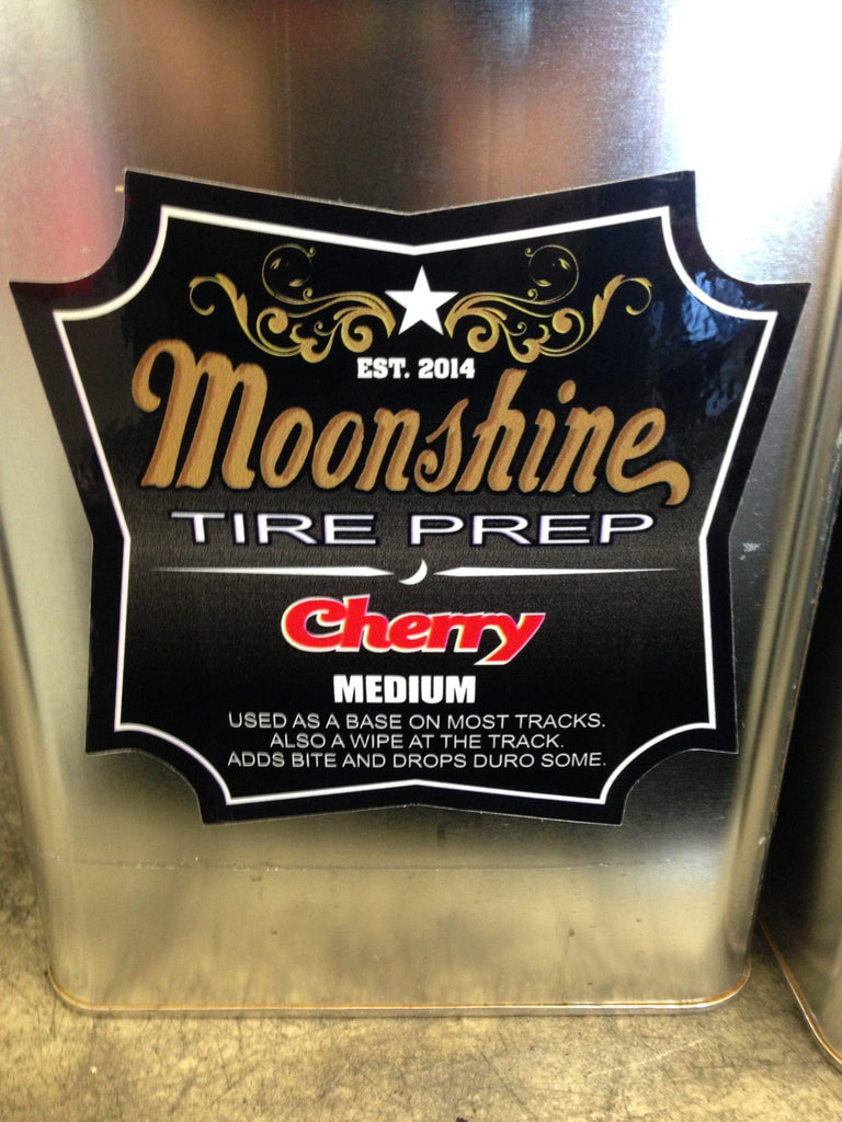 Moonshine Tire Prep- "Cherry" Gallon - Competition Karting, Inc.