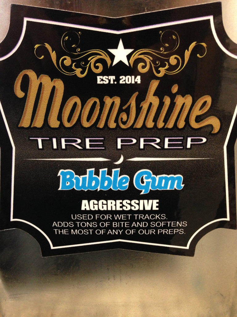 Moonshine Tire Prep- "Bubble Gum" Gallon - Competition Karting, Inc.